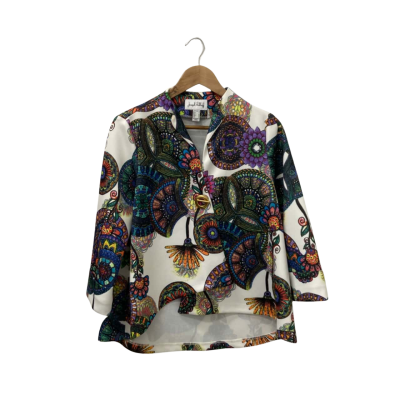 Joseph Ribkoff Womens  Size 10 Open Jacket Multicoloured 