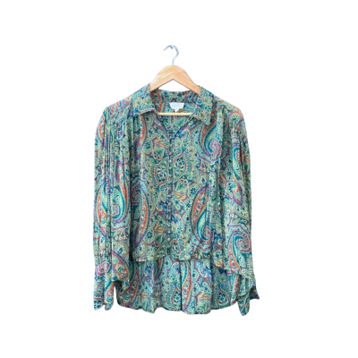 Kachel Size 10 Long Sleeves Top Multicoloured/Pattern 