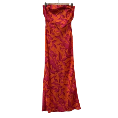 YH & CO Womens  Size 10 / M Sleeveless Dress  Orange / Pink  