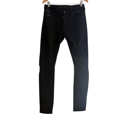 The Anti-Order. Black Ripped Jean.    Size 30 