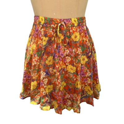 Spell Last Drinks Mini Skirt Size S 