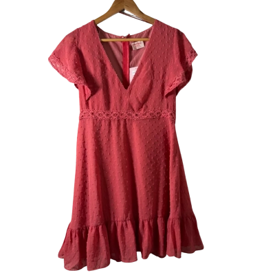 Showpo Womens  Size 14 Midi Dress Pink  