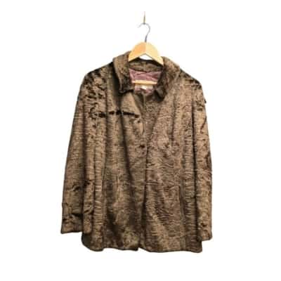 Stephen Dattner Womens  Size 20 Brown Coat