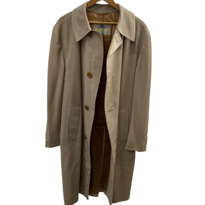  Aquascutum Wool Trench Coat 