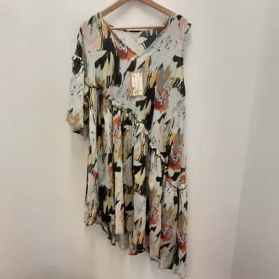 Gorman size 12 Kate Johnson collaboration organic Cotton resonance long dress