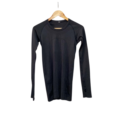 Lululemon Womens  Size S Long Sleeve Top Black  