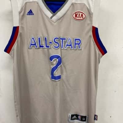 All star NBA Mens  Size M Jersey Beige / Blue 