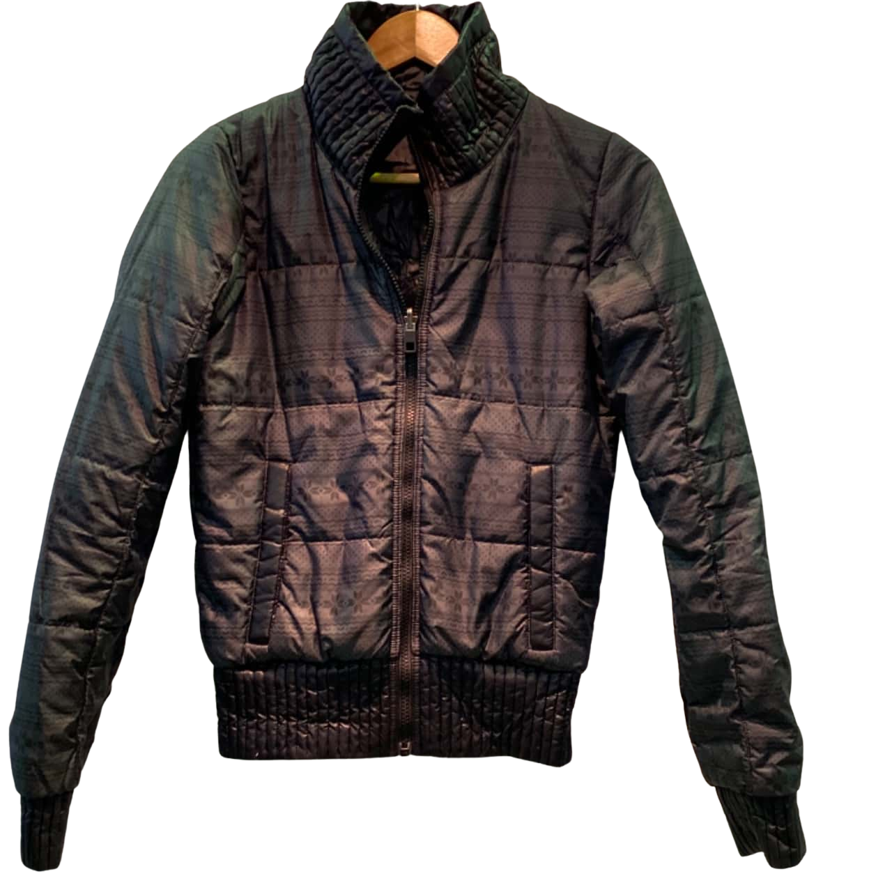 Womens Reversible Size XS Winter Coat Black (s)