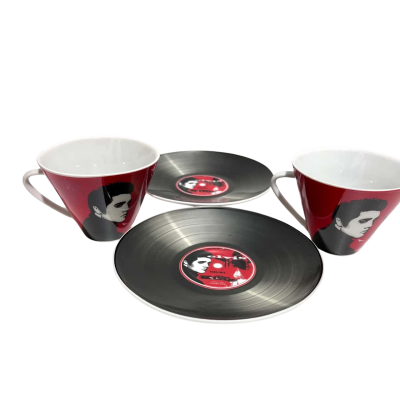 Elvis commemorative cup and saucer set