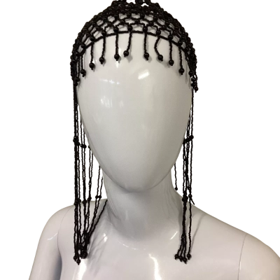  Womens Black  Juliet Cap