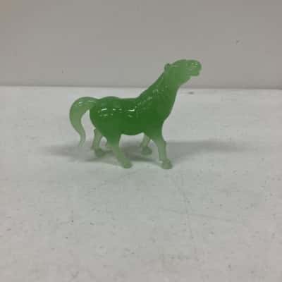 Vintage Jadeite Chinese Horse Figure (DAMAGED)