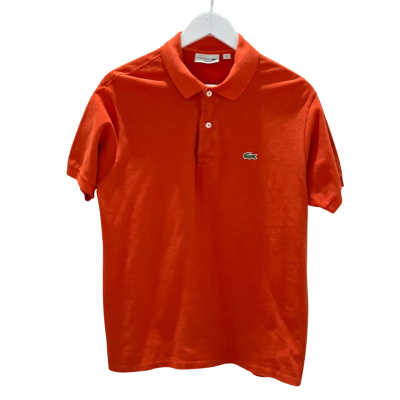 Lacoste Mens Size US L Red/Orange Polo Shirt