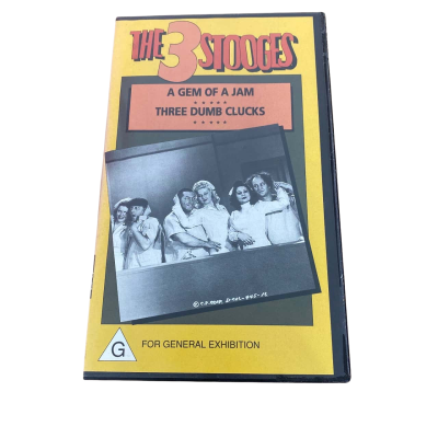 The 3 stooges on VHS 