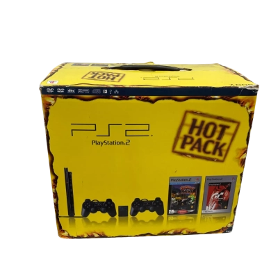 Sony PlayStation 2 Hot Pack Bundle, SingStar Pop Video Game & EyeToy: Play Sports Video Game