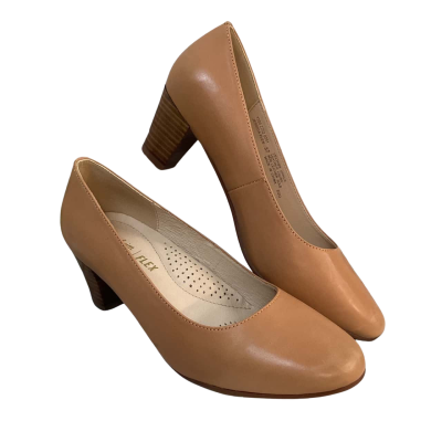 Florsheim Womens  Size 37 Leather Heels Brown 