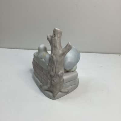 Vintage Ceramic Girl And Her Dog Figurine 