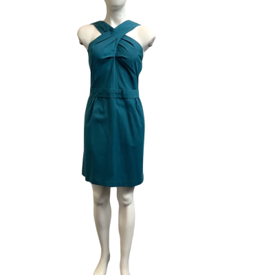 Saba Womens  Size 14 Halter Neck Mini Dress Teal