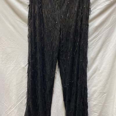 Taking Shape Womens Cocktail Pants Size 12 Black  