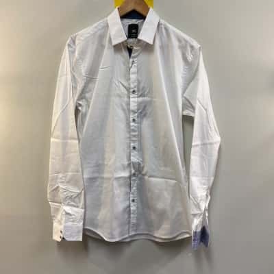 Yd. Mens  Size S Long Sleeve Shirt White 