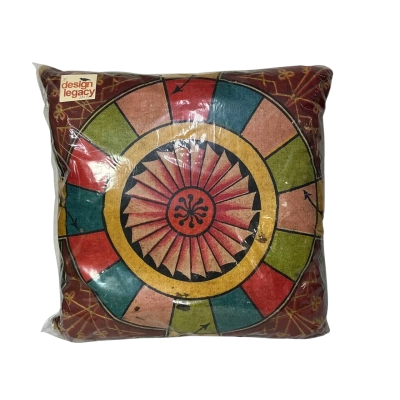 Design Legacy Multicoloured Pattern Square Cushion by Kelly O'Neal (new)