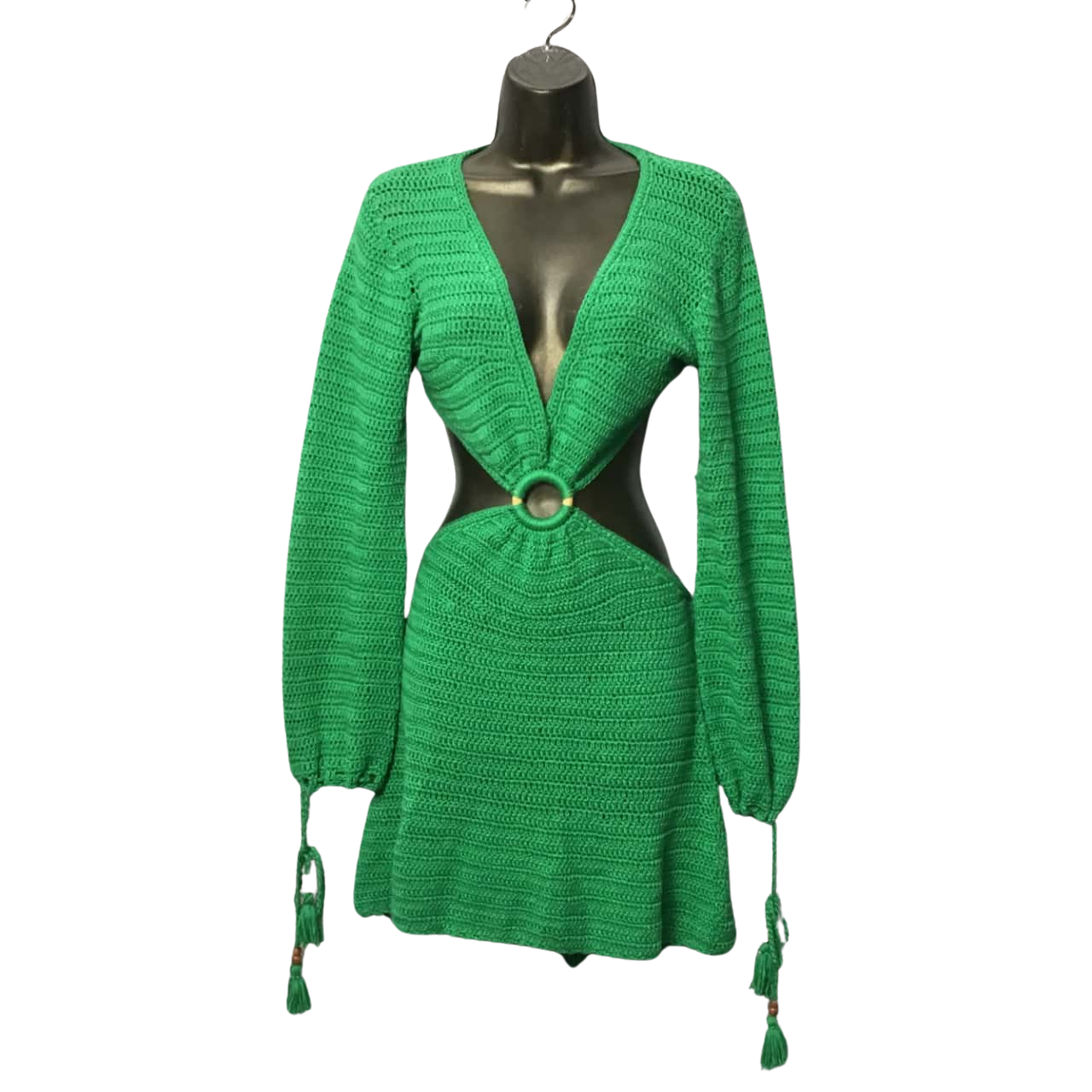 Women's Beginning Boutique Size 8 Green Cleo Crochet Dress(s) Women's Beginning Boutique Size 8 Green Cleo Crochet Dress(s)