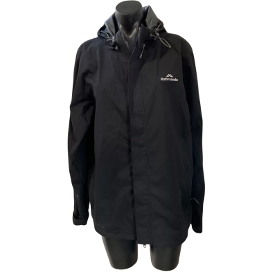 Kathmandu Womens  Size M Raincoat Black  