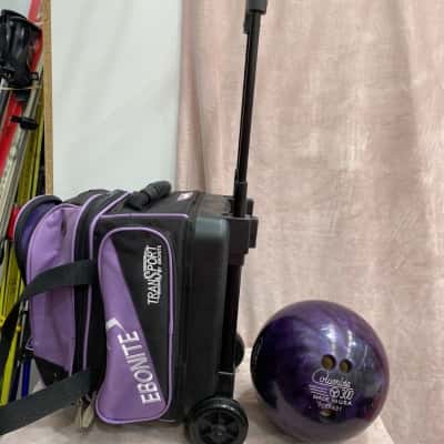 Ebonite Bowling Ball Bag with Columbia Bowling Ball