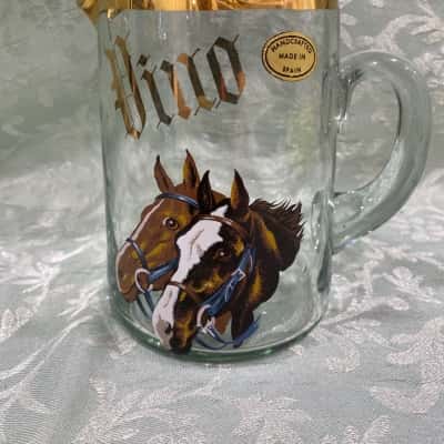 Vintage Glass Pitcher from Spain