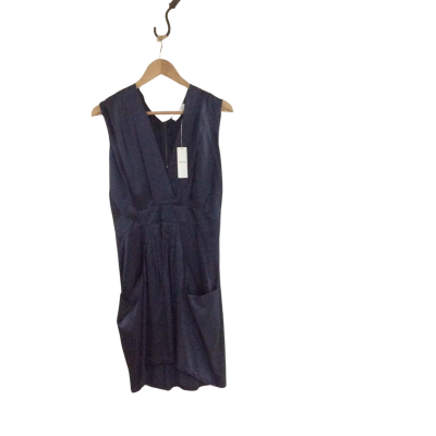 Satch Women's Size 8 Formal Dress Navy Blue 