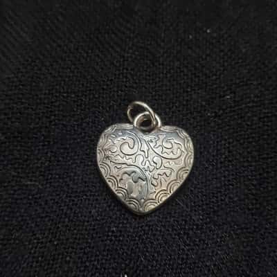  Womens Pendant Silver Heart