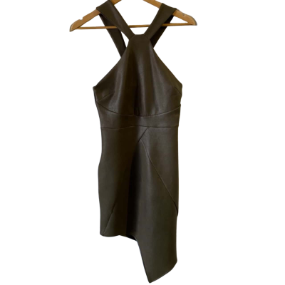 Fresh Soul Womens Size 10 Sleeveless Dress Olive 