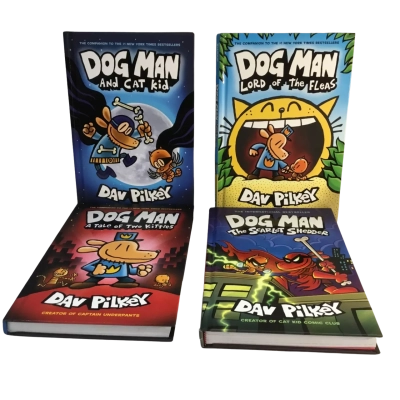 Dav Pilkey Hard Cover Books as pictured