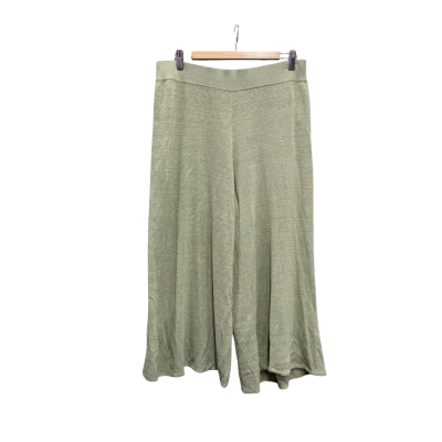 C&M Camilla and Marc Womens  Size L Knit Culottes Green 