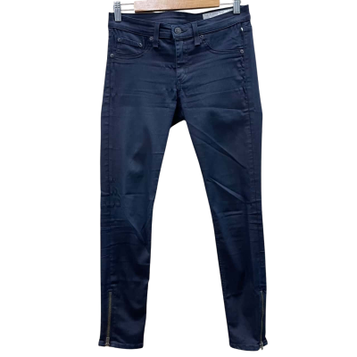 rag & bone Womens Size 27 Navy Blue Skinny Jeans  