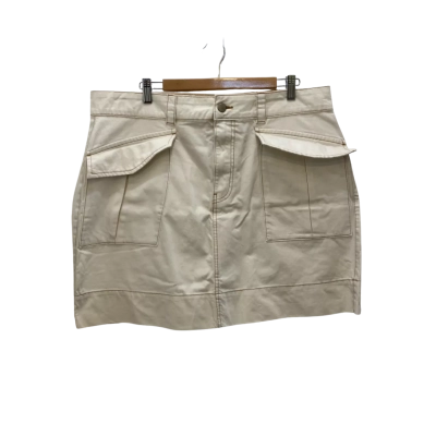 Ceres Life Women's  Size 18 Ecru Utility Skirt  