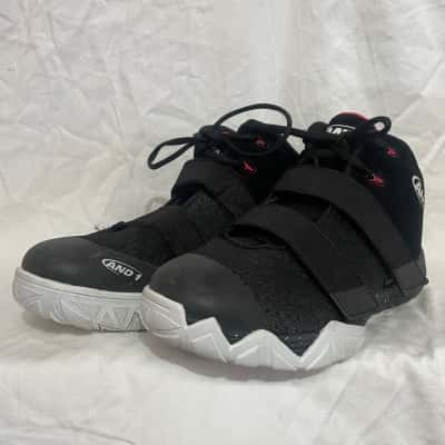 AND 1 Size 9.5 Sneakers Black  / Red 