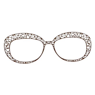  Zenka Clip On Glasses Frame Copper