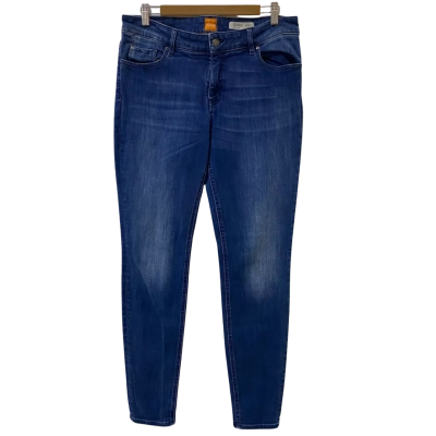 BOSS Hugo Boss Womens Size 31 Mid Rise Blue Jeans 