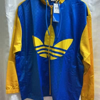 Adidas Mens Colorblock Windbreaker Size 10