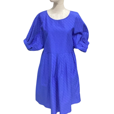 Gorman Womens  Size 8 Short Sleeve Dress  Blue 