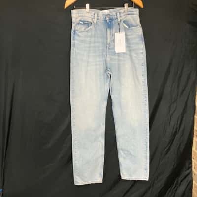 Calvin Klein Jeans Mens Straight Leg Jeans Blue 