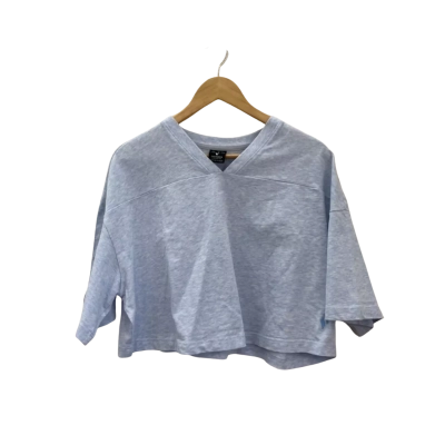 Skechers Womens  Size S Cropped T-Shirt Blue 