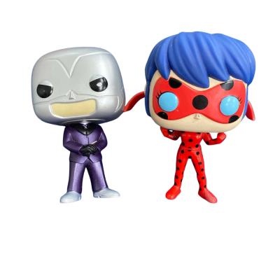 Funko Pop! Miraculous Ladybug #359 & Hawk moth #361