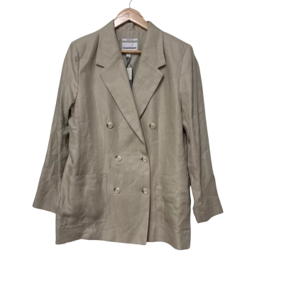 Country Road BNWT  Size 12 Relaxed Linen Blazer in Light Pistachio 