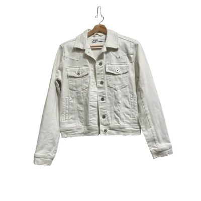 Zara Women’s Size S White Denim Jacket