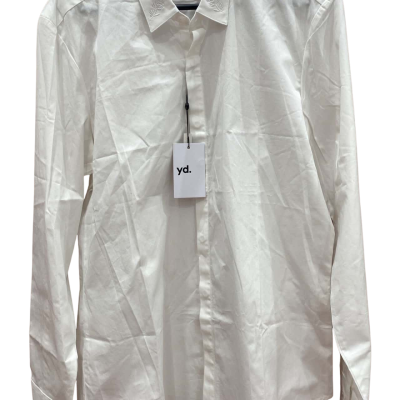 Yd. Mens  Size L Long Sleeve Shirt White 