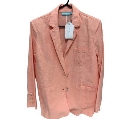 Blue Illusion Womens  Size M Blazer Coral 