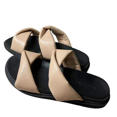 Billini Beige Slides Size 10