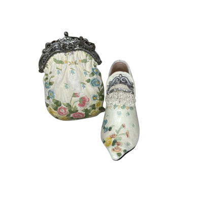 Nostalgia Collectible Figurines High Heel Shoe and Handbag
