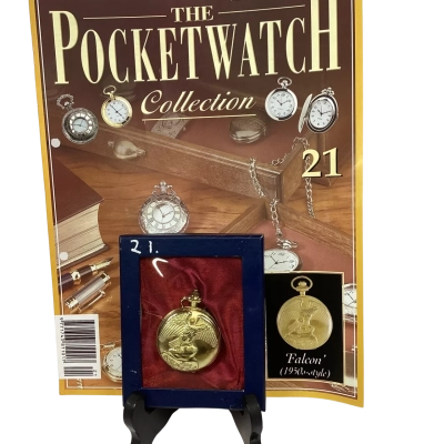 ‘Falcon’ (1950s-style) #21 Gold Hachette Pocket Watch 